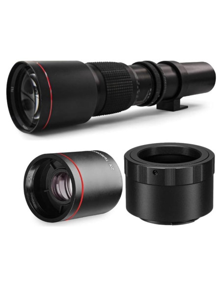 Lente Telefoto 500-1000mm Manual Commander para Canon M Lente Telefoto 500-1000mm Manual Commander para Canon M