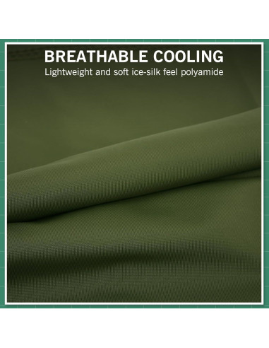 Paquete de 2 Balaclavas Refrigerantes UV Shiesty - Verde Militar y Azul Marino
