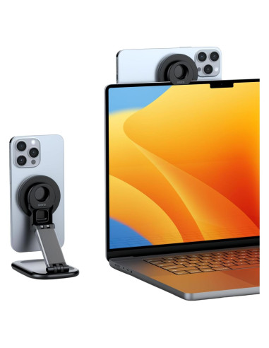 Soporte de Webcam SODI Plegable para iPhone y MacBook - Negro
