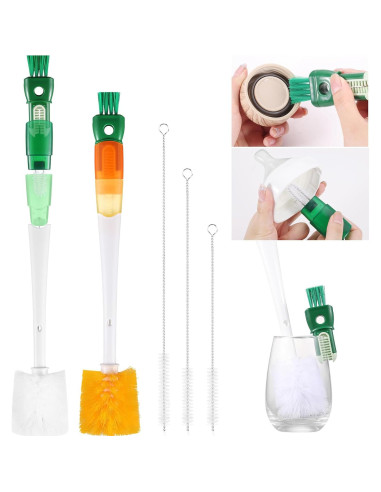Set de Cepillos para Botellas OUTXE 5 en 1 Multifuncional