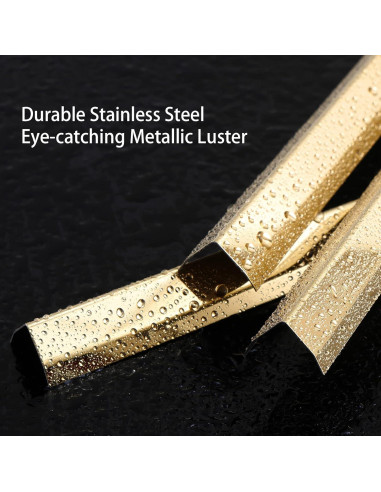 Guardas de Esquina de Acero Inoxidable Trimold 0.9m x 1.5cm (3pcs)