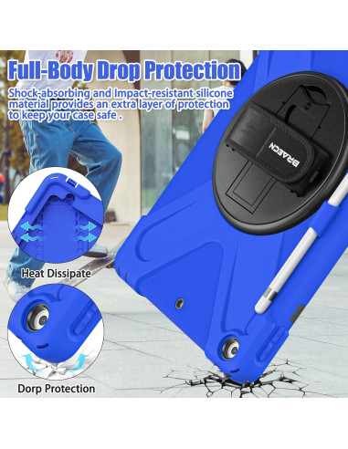Funda Protectora BRAECNstock para iPad 10.2" 9na/8va/7ma Gen Azul