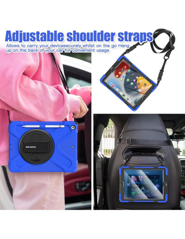 Funda Protectora BRAECNstock para iPad 10.2" 9na/8va/7ma Gen Azul