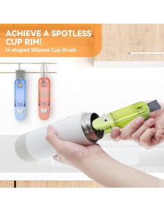 Juego de cepillos de limpieza 3 en 1 Nodirz para cocina 2