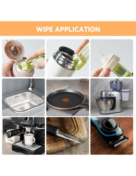 Juego de cepillos de limpieza 3 en 1 Nodirz para cocina Juego de cepillos de limpieza 3 en 1 Nodirz para cocina