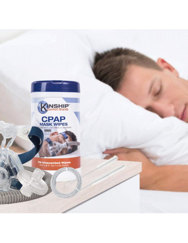 Toallitas CPAP sin fragancia Kinship Comfort Brands - 300 unidades