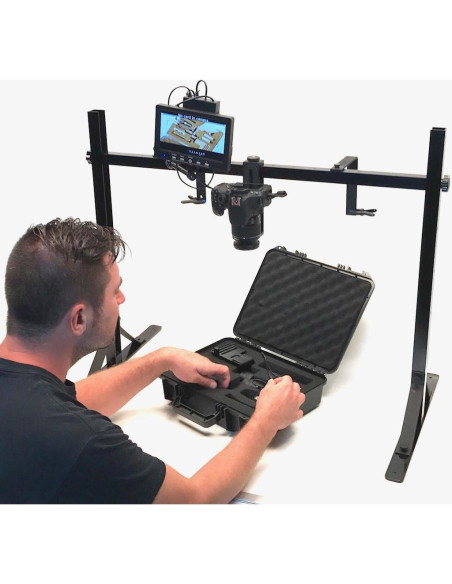 Soporte de Montaje de Mesa Glide Gear OH100 para DSLR y Video Soporte de Montaje de Mesa Glide Gear OH100 para DSLR y Video