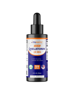 Vitamatic Melatonina 20mg Gotas Líquidas 59ml Sabor Baya