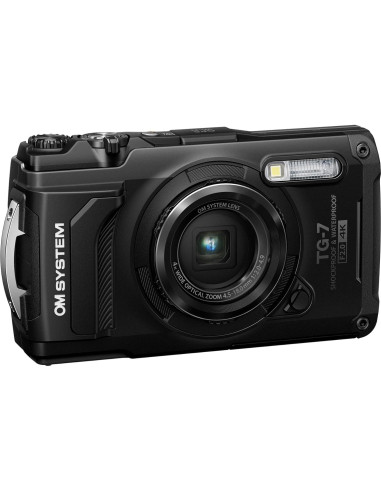 Cámara Submarina OM SYSTEM Tough TG-7 Negra 12MP 4K Impermeable