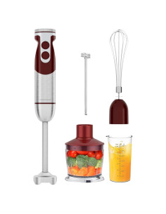 Batidora de Inmersión MEGAWISE 5 en 1 400W Acero Inoxidable