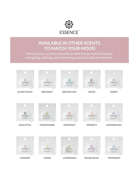 Difusor Nasal de Aromaterapia Essence - Alivio de Alergias - Paquete de 3 Difusor Nasal de Aromaterapia Essence - Alivio de Alergias - Paquete de 3