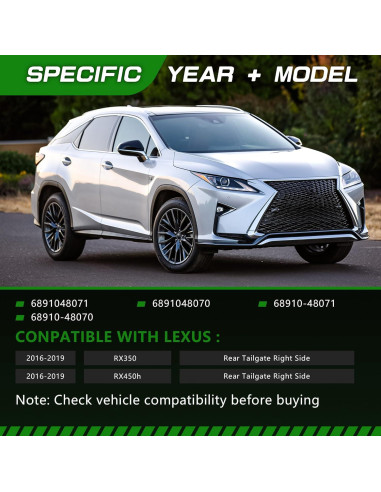Amortiguador TCFWED Lado Derecho Maletero Lexus RX350/RX450h