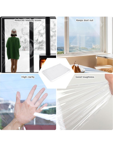Kit Aislamiento de Ventana Shackcom 3 Piezas 120x160 cm PVC