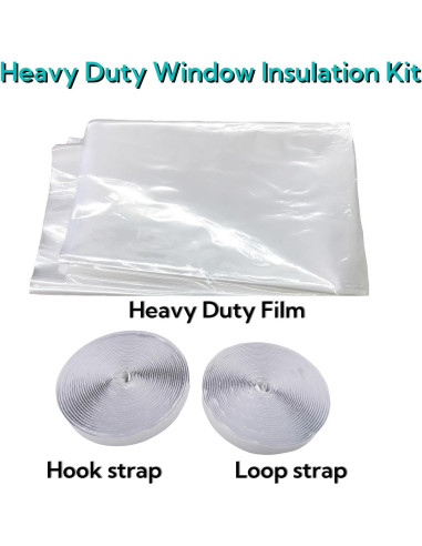 Kit Aislante de Ventanas StarJungle 160x160 cm Plástico Claro