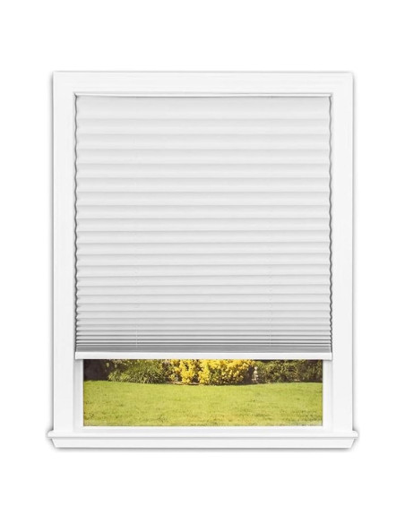 Cortina Plisada Filtrante de Luz Redi Shade 76.2x162.6cm Blanca Cortina Plisada Filtrante de Luz Redi Shade 76.2x162.6cm Blanca