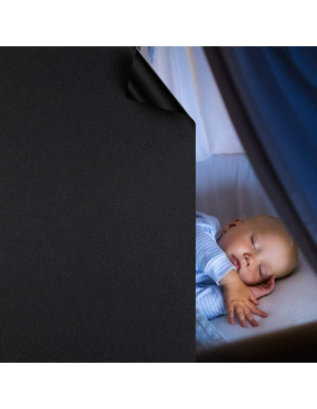Película Blackout WochiTV 90x400 cm 100% Bloqueo Luz UV Película Blackout WochiTV 90x400 cm 100% Bloqueo Luz UV