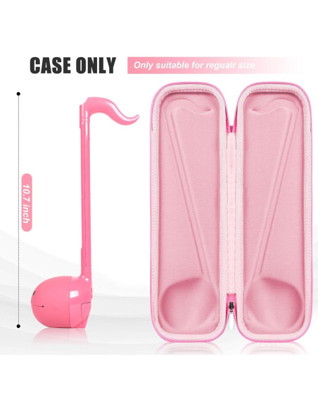 Funda protectora SnawikiBag para Otamatone rosa Funda protectora SnawikiBag para Otamatone rosa