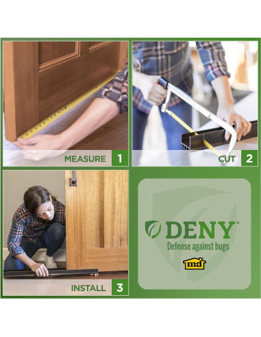 Sello Bajo Puerta Vinilo M-D 91.44 cm Marrón Resistente