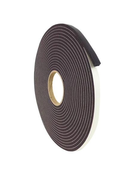 Cinta de Espuma de Goma WOD 3/8" x 3/16" x 15.24m Negra Cinta de Espuma de Goma WOD 3/8" x 3/16" x 15.24m Negra