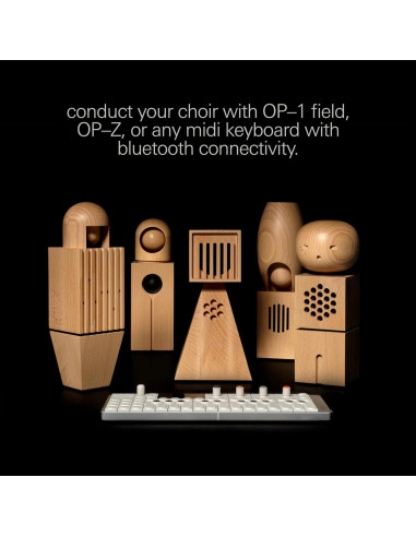 Muñeca de coro de madera Teenage Engineering Olga MIDI