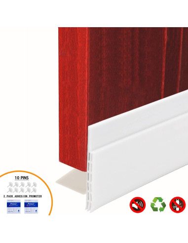 Sellador de Corrientes BAINING 3" x 99 cm Blanco Silicona