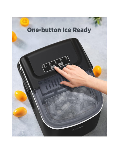 Máquina de Hielo Silonn SLIM09B 11,79 kg 9 Cubos en 6 Min