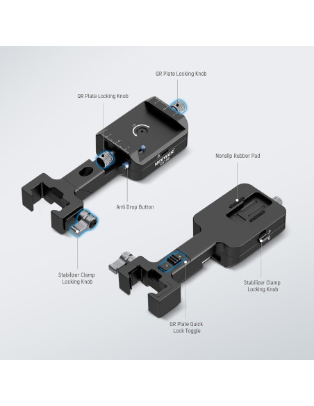 Montaje Vertical NEEWER RS4 RS3 para Cámara DJI Ronin Montaje Vertical NEEWER RS4 RS3 para Cámara DJI Ronin