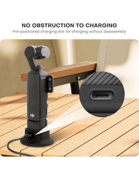 Base de Soporte Antideslizante REYGEAK para DJI Osmo Pocket 3 Base de Soporte Antideslizante REYGEAK para DJI Osmo Pocket 3