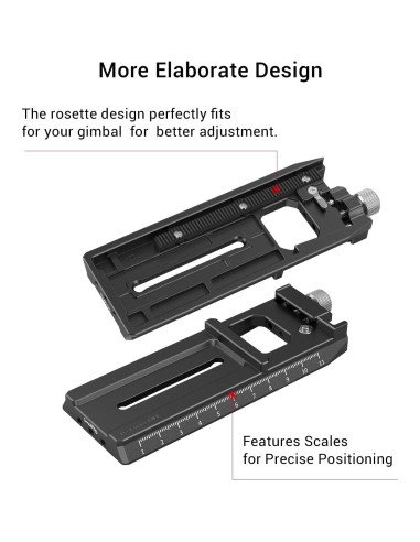 Adaptador Placa Liberación Rápida SMALLRIG 3061 para Gimbal DJI