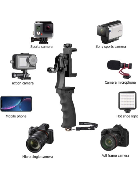 Estabilizador de Mano Ergonómico SYN para Smartphone y GoPro Estabilizador de Mano Ergonómico SYN para Smartphone y GoPro