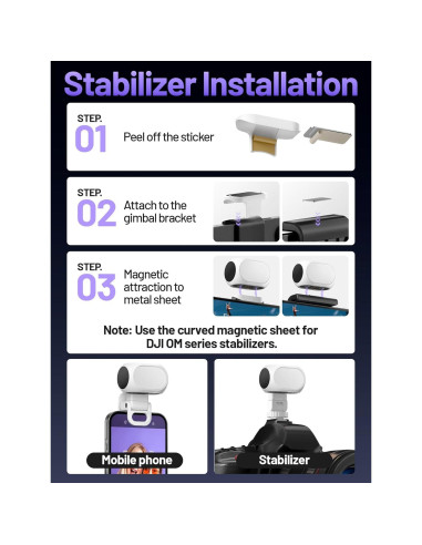Luz de Relleno Magnética Gliship 40 LED Recargable 800mAh