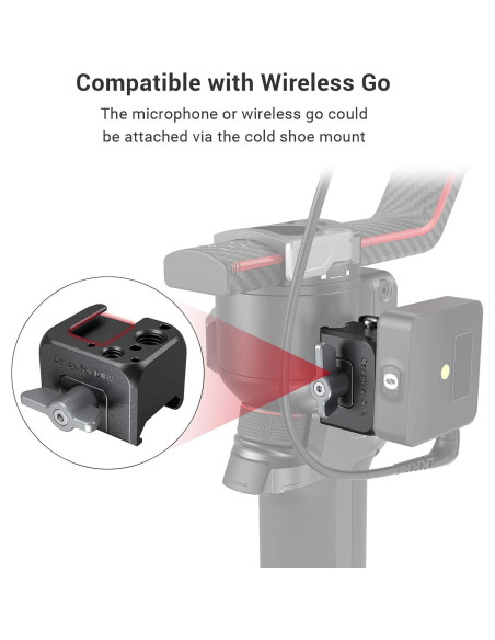 Soporte de Accesorios NATO SmallRig 3025 para DJI RS 4 Mini/RS 2/RSC 2 Soporte de Accesorios NATO SmallRig 3025 para DJI RS 4 Mini/RS 2/RSC 2