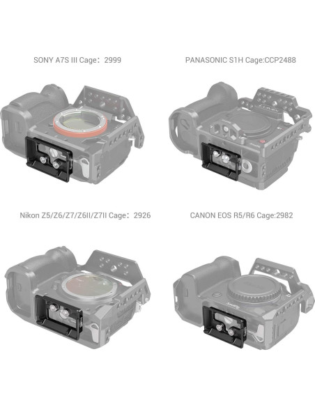 Placa de Liberación Rápida SmallRig 3154 para Gimbals DJI RS 2/3 Placa de Liberación Rápida SmallRig 3154 para Gimbals DJI RS 2/3