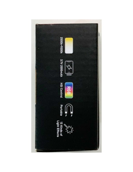 Luz de Video RGB VIJIM VL49 Mini LED Recargable 2500-9000K Luz de Video RGB VIJIM VL49 Mini LED Recargable 2500-9000K