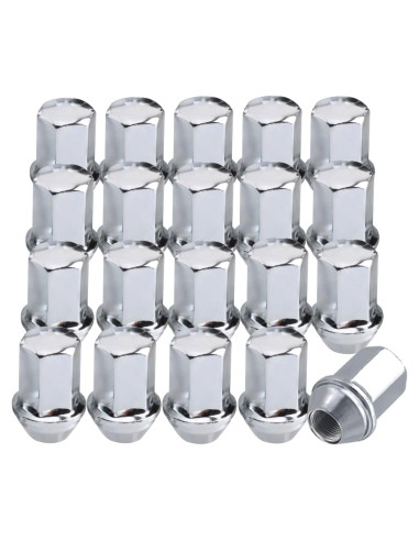 20 Tuercas de Rueda Gdydi M14x1.5 Cromo Acorn 37mm