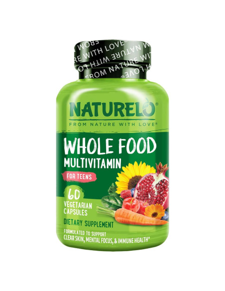 Multivitamina para Adolescentes NATURELO - 60 Cápsulas Veganas Multivitamina para Adolescentes NATURELO - 60 Cápsulas Veganas