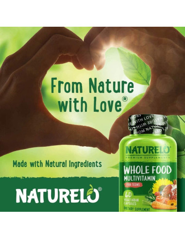 Multivitamina para Adolescentes NATURELO - 60 Cápsulas Veganas
