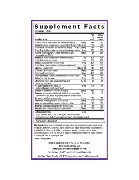 Vitaminas Prenatales New Chapter 35+ Metilfolato Colina 30 ct Vitaminas Prenatales New Chapter 35+ Metilfolato Colina 30 ct