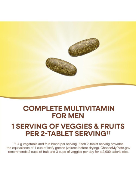 Multivitamina para hombres Nature's Way Alive! 60 tabletas Multivitamina para hombres Nature's Way Alive! 60 tabletas