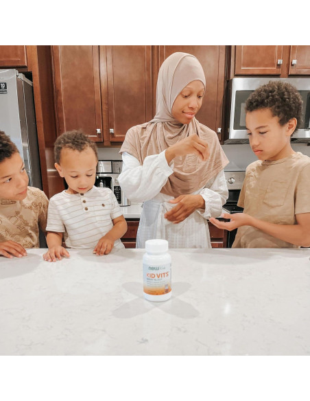 NOW Kid Vits Multivitamínico Masticable Limón Frambuesa 120 Tab NOW Kid Vits Multivitamínico Masticable Limón Frambuesa 120 Tab