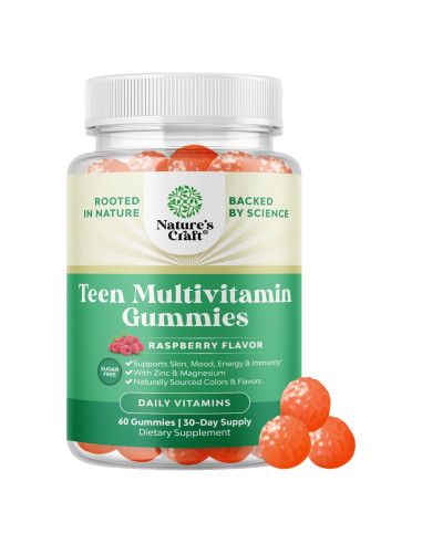Gomitas Multivitamínicas Natures Craft 60 Unidades para Adolescentes