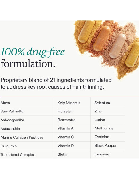 Suplemento Crecimiento Capilar Nutrafol Mujeres 45+ 1 Mes Suplemento Crecimiento Capilar Nutrafol Mujeres 45+ 1 Mes
