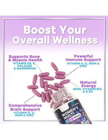 Multivitamina para Mujeres Hello Lovely 120 Gelatinas Blandas