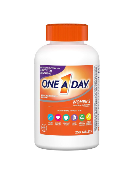 Multivitamina para Mujeres One A Day 250 Tabletas - Salud Ósea e Inmunológica Multivitamina para Mujeres One A Day 250 Tabletas - Salud Ósea e Inmunológica