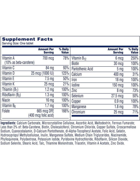 Multivitamina para Mujeres One A Day 250 Tabletas - Salud Ósea e Inmunológica Multivitamina para Mujeres One A Day 250 Tabletas - Salud Ósea e Inmunológica