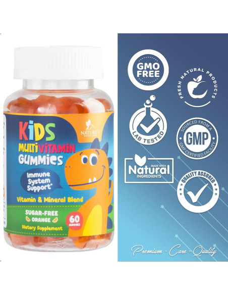 Gominolas Multivitamínicas para Niños Nature's Nutrition 60 Unidades Gominolas Multivitamínicas para Niños Nature's Nutrition 60 Unidades