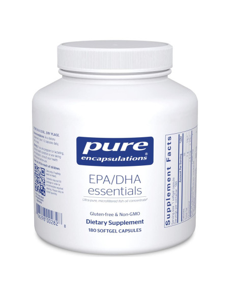 Suplemento Omega 3 Pure Encapsulations EPA DHA 180 Cápsulas Suplemento Omega 3 Pure Encapsulations EPA DHA 180 Cápsulas