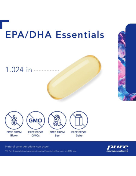 Suplemento Omega 3 Pure Encapsulations EPA DHA 180 Cápsulas Suplemento Omega 3 Pure Encapsulations EPA DHA 180 Cápsulas