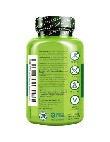 Multivitamina Prenatal NATURELO 180 Cápsulas Veganas con Hierro