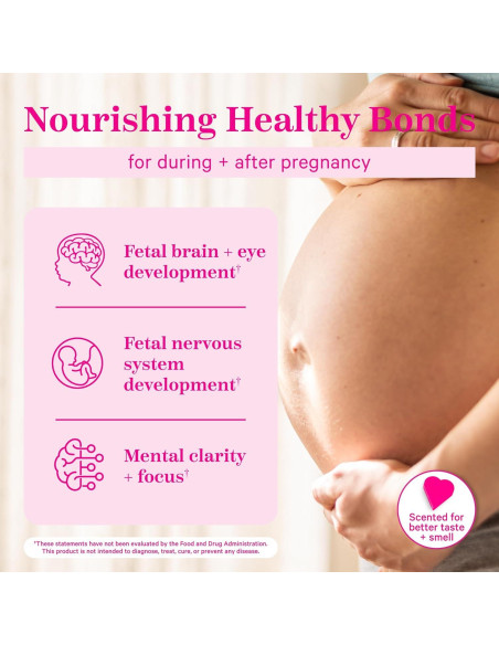 Suplemento Prenatal Omega-3 DHA Pink Stork - 540 mg - 60 Gelatinas Suplemento Prenatal Omega-3 DHA Pink Stork - 540 mg - 60 Gelatinas